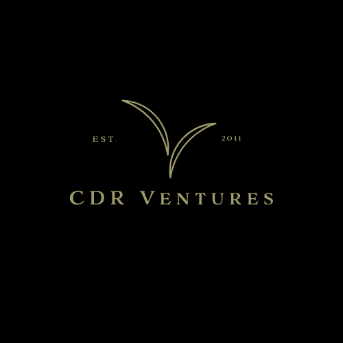 CDR Ventures black logo treatment